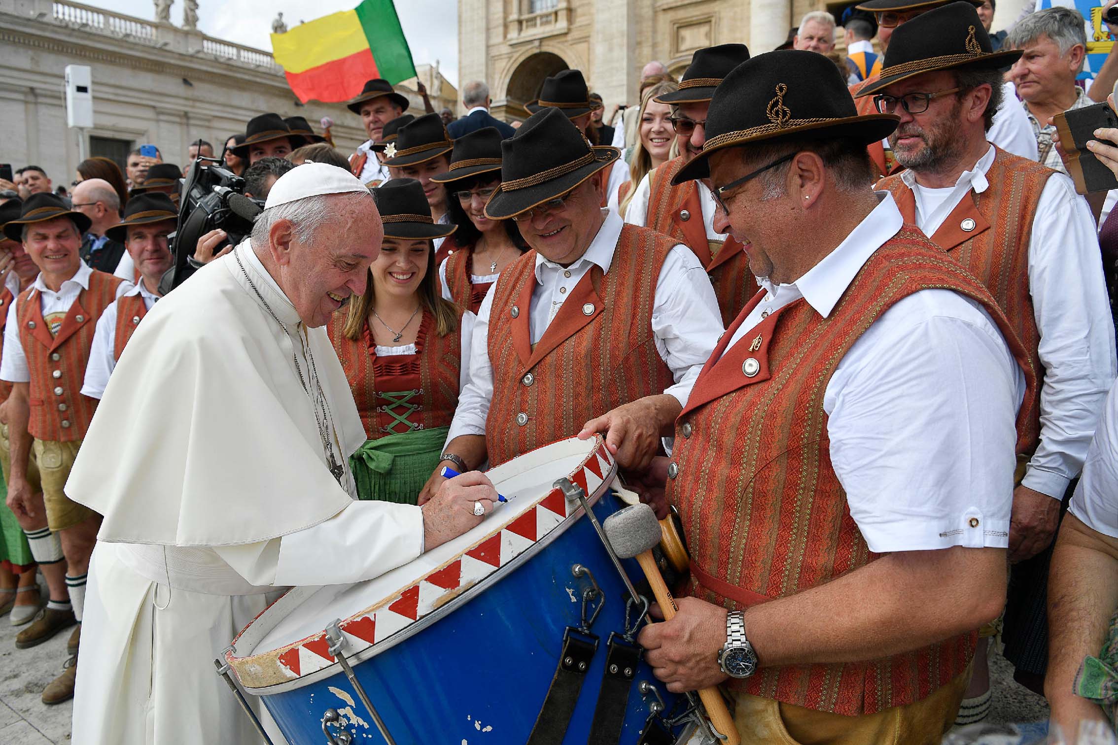 Audienz beim Papst 2019